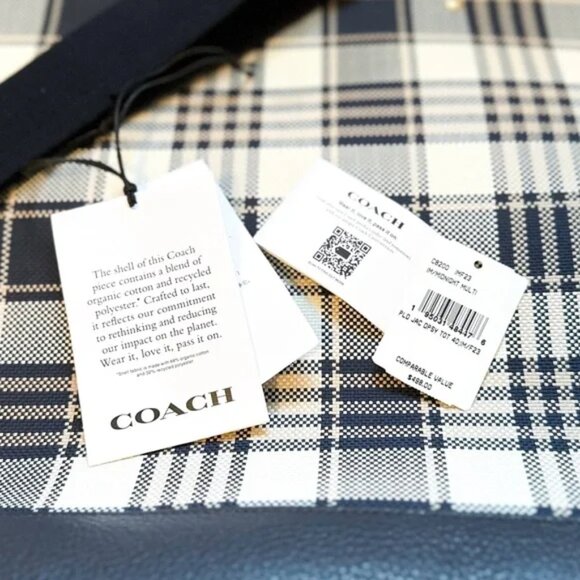 65 | 🍁🍁Coach Dempsey Tote Bag (Midnight) - Picture 9 of 10